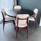 4 Louis van Teeffelen Eetkamerstoelen Milaan ‘50 thumbnail 6