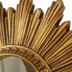 Kleine Vintage Zonnespiegel Sunburst Spiegel Resine 25cm thumbnail 6