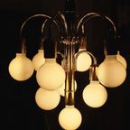 Vintage Hanglamp Met Glazen Bollen Regency/ Sputnik thumbnail 9