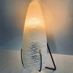 Vintage Dutch Design Louis Kalff Voor Philips Wandlamp - Draadmetaal En Glazen Kap thumbnail 7