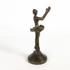 'Ballerina' - Brons - Gesigneerd - Sculptuur - A.B. Bruna - 1982 thumbnail 3