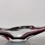 Vintage Murano Glas Schaal, Fruitschaal Glazen Serveerschaal 05 thumbnail 8