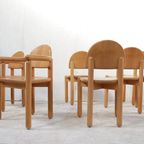 Set Of Six Chairs Solid Beechwood By Rainer Daumiller For Hirtshals, 1970S thumbnail 2