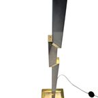 Herda Holland - Vloerlamp - Messing - Chroom - 3E Kwart 20E Eeuw thumbnail 6