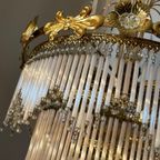 Italiaanse Opaliserende Hollywood Vintage Regency Hanglamp thumbnail 8