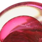Roze Kristallen Tafellamp Val Saint Lambert Swirl Sixties thumbnail 8