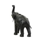 Grote Vintage Lederen Olifant Omersa Stijl Beeld Sculptuur 50cm thumbnail 12