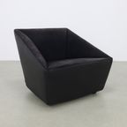 Postmoderne Design Fauteuil Op Wielen Leer Cor thumbnail 4