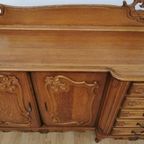 Grote Vintage Louis Xv Wandkast, Buffetkast, Dressoir, Ladekast thumbnail 9