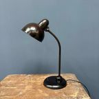 Ongemerkte Zwarte Kaiser Idell Bureaulamp Model 6551 thumbnail 4