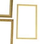 Set Van 3 Vintage Gouden Lijsten Kaders Klassieke Stijl thumbnail 5