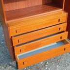 Vintage Teak Wandkast Uit Drie Delen thumbnail 7