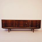 Xxl Vintage Fristho Dressoir | Palissander | Mid-Century 1960S | Volledig Gerestaureerd thumbnail 11