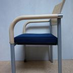 5 X Postmoderne Memphis Stijl Armstoelen/ Vergaderstoelen Door Arge2 Voor Wiesner Hager, 1980S thumbnail 8
