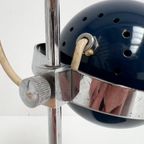 Blauwe Space Age Tafellamp, 1960’S thumbnail 9