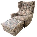 Vintage Bohemian Fauteuil Armstoel Kelim Stijl thumbnail 8