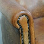 Karaktervolle Set Van 2 Stoere Vintage Schapenleren Clubfauteuils Met Een Prachtig Patina thumbnail 13