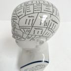 Keramieken 30 Cm Hoge Phrenology Hoofd, 1990’S thumbnail 9