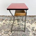 Vintage Formica Schoolbankje Uit Italie, 1960’S thumbnail 7