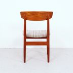 Set Deens Teak Eettafel Stoelen, Viborg Stolefabrik 1960'S thumbnail 7