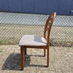 Set Van 6 Eetkamerstoelen - Holstebro Møbelfabrik Denemarken thumbnail 13