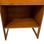 Vintage Arne Wahl Iversen Bijzettafel Nachtkastje 60's Teak thumbnail 7