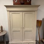 Brocante Biedermeier Buffetkast / Kledingkast thumbnail 4