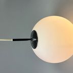Vintage Glazen Bollamp / Hanglamp, Glashütte Limburg, Duitsland 1960's thumbnail 9
