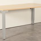 Solidesk Bureau, Ahorn Blad, 180 X 90 Cm, Hoogte Instelbaar Onderstel thumbnail 2