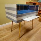 Vintage Toonbank Verkoopbalie Balie Vitrinekast Vitrine thumbnail 13