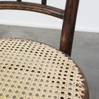 Set Van 2 Originele Vintage Thonet Bistro Design Stoelen thumbnail 12