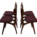 Vintage Eetkamerstoelen Teak Design Jaren 60 thumbnail 10