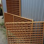 Vintage Scandinavische Houten Traliewerk Plafondplaten/ Traliepanelen, 1970S thumbnail 10