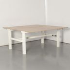 Solidesk Benchwerkplek, Bladkleur Naar Keuze, (2X) 160 X 80 Cm, Hoogte Instelbaar Onderstel D.M.V thumbnail 2