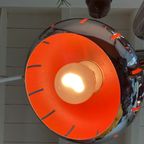 Herda Kroonluchter, Plafondlamp Met 3 Spots. Chroom Met Oranje thumbnail 8