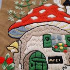Vintage Wandkleed Voor Kinderkamer Jaren 70 Retro Muurkleed thumbnail 2