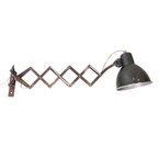 Schaarlamp – Harmonicalamp – Jaren 50 - (Kn18) thumbnail 3