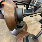 Vintage Industriële Wandlamp / Muurlamp Met Glazen Kap thumbnail 13