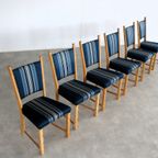Brutalist Eetkamerstoelen | Vintage Stoelen | Jaren 60 | (2) thumbnail 2