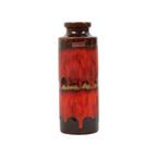 Rode Fat Lava Vaas Scheurich West Germany Keramiek 203-26 thumbnail 6
