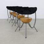 4X Postmodern Dining Chair By Rob Eckhardt, 1980S thumbnail 2