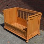 Kinderbedje Oud Grenen Opknapper thumbnail 2