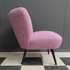 Pink Cocktail Chair 1960S Mcm thumbnail 7