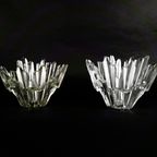 Revontulet - Ice Glass Bowl - 'Nothern Lights' - Tauno Wirkkala Voor Humppila - Finland - 1970'S thumbnail 2