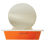 Vintage Kapspiegel Hang Oranje Retro 1970’s thumbnail 2