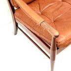 Vintage Leren Fauteuil Van Ulferts Sweden Gemaakt In De Jaren '70 thumbnail 8