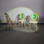 3 X Gasparucci Italo Ecc Antwerpen Tennis Chairs 1980S thumbnail 12