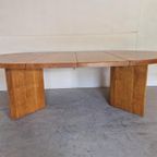 Vintage Massief Houten Uitschuifbare Eettafel Xl Design thumbnail 7