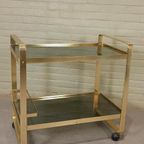 Vintage Trolley Barcart Serveerwagen, Av Handwerk thumbnail 5