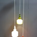 Holmegaard Multicolor Pendant Lamp 3 Glass Shades thumbnail 4